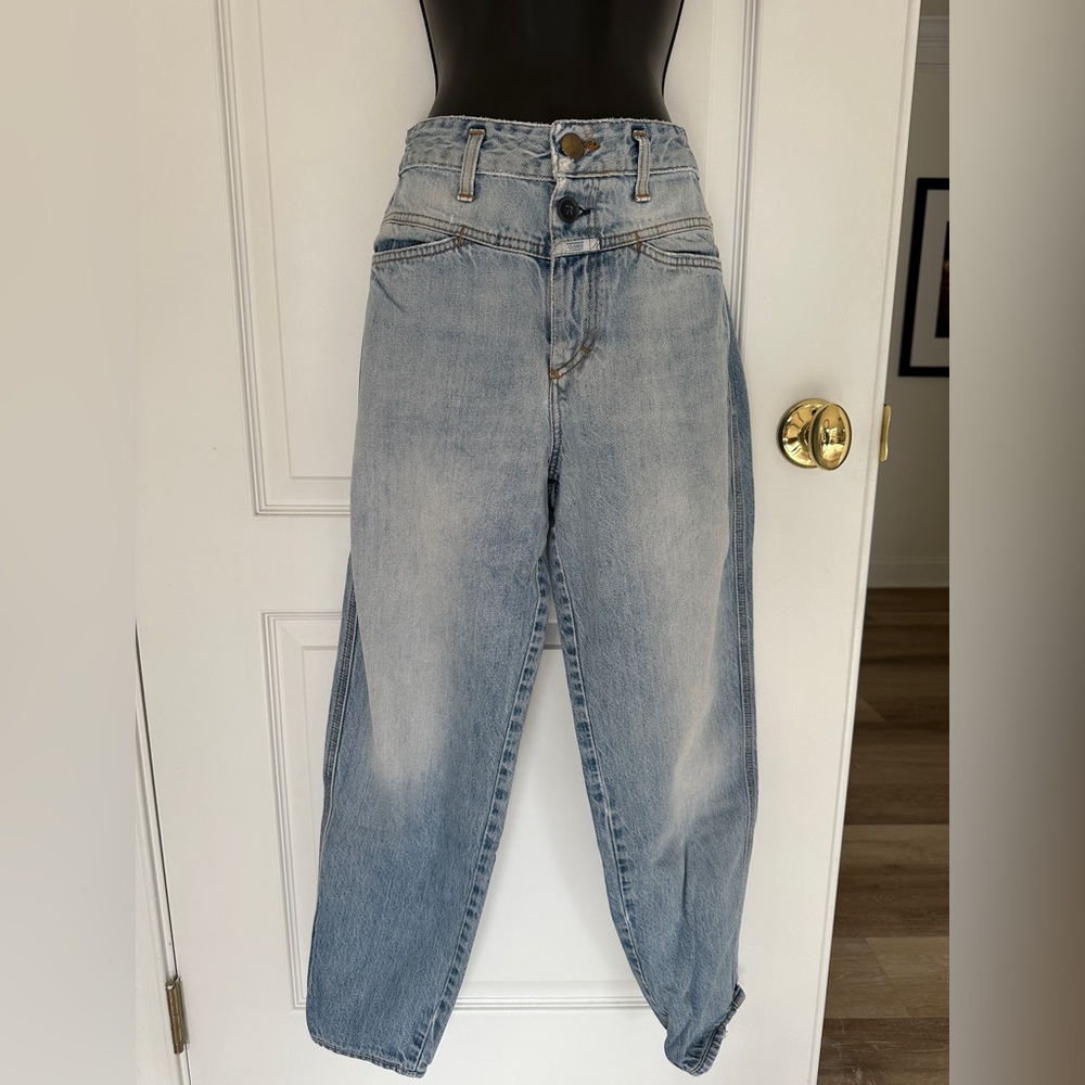 Closed Denim Women's Blue High-Waisted Mom Jeans 26